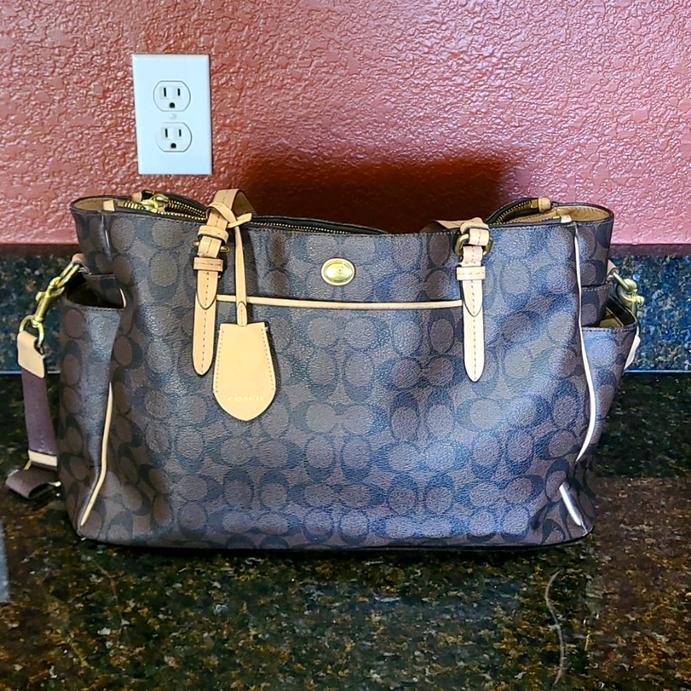 COACH Leather Baby Bag